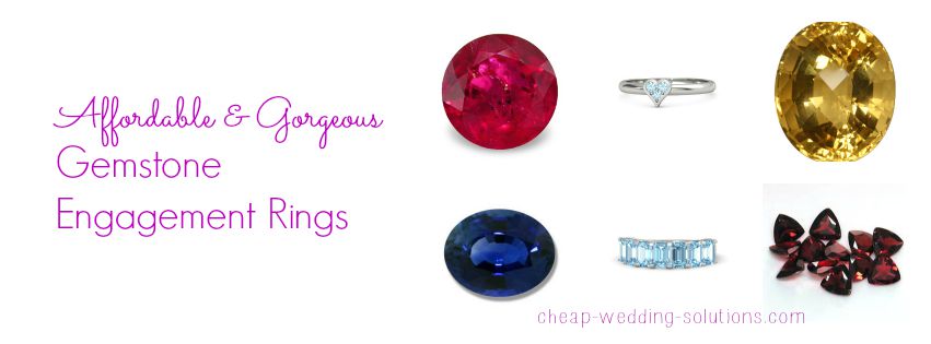 gemstone engagement rings