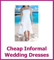 cheap informal wedding dresses