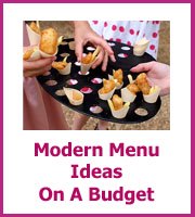 modern wedding menu ideas