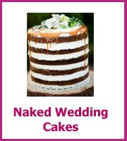 naked wedding cakes