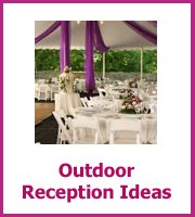 outdoor wedding reception ideas