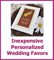 cheap personalized wedding favors