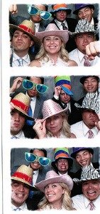 photo booth at wedding
