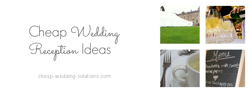 cheap wedding reception ideas