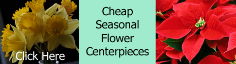 cheap seasonal flower centerpiece