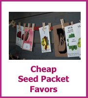 cheap seed packet wedding favors
