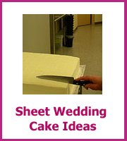 sheet wedding cakes