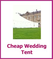 cheap wedding tent