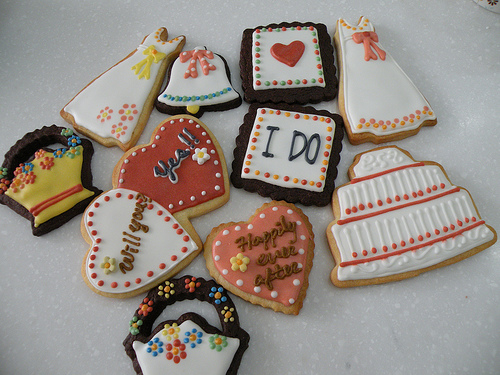 wedding cookies