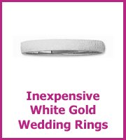 white gold wedding ring size