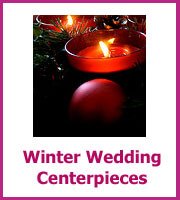 inexpensive winter wedding centerpieces