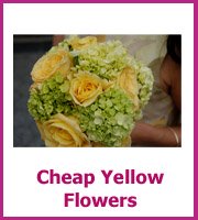 cheap yellow wedding flowers