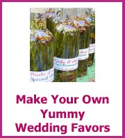 cheap homemade wedding favors